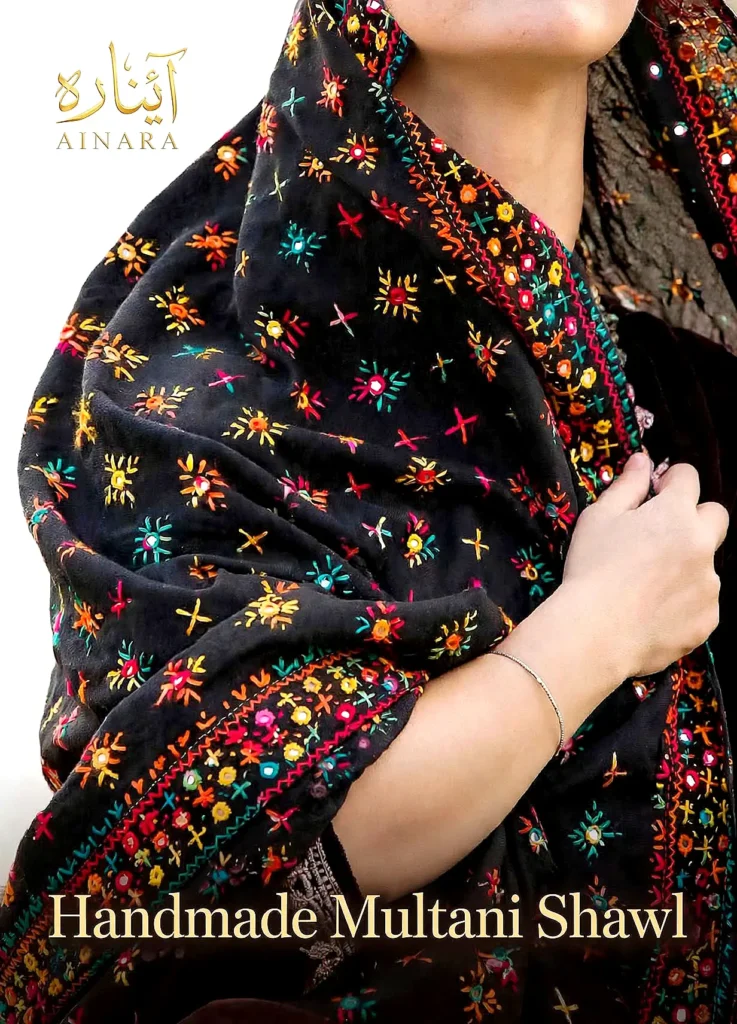 High Quality Handcrafted Shawl (Multi Color)